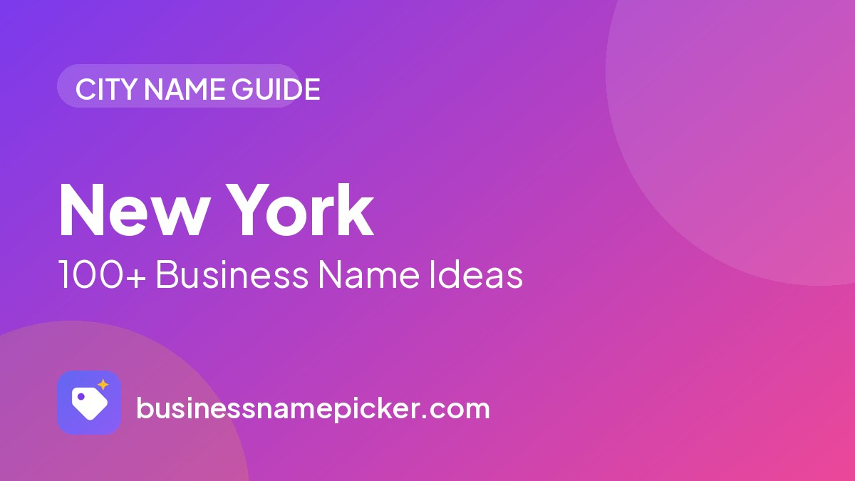 New York business name ideas